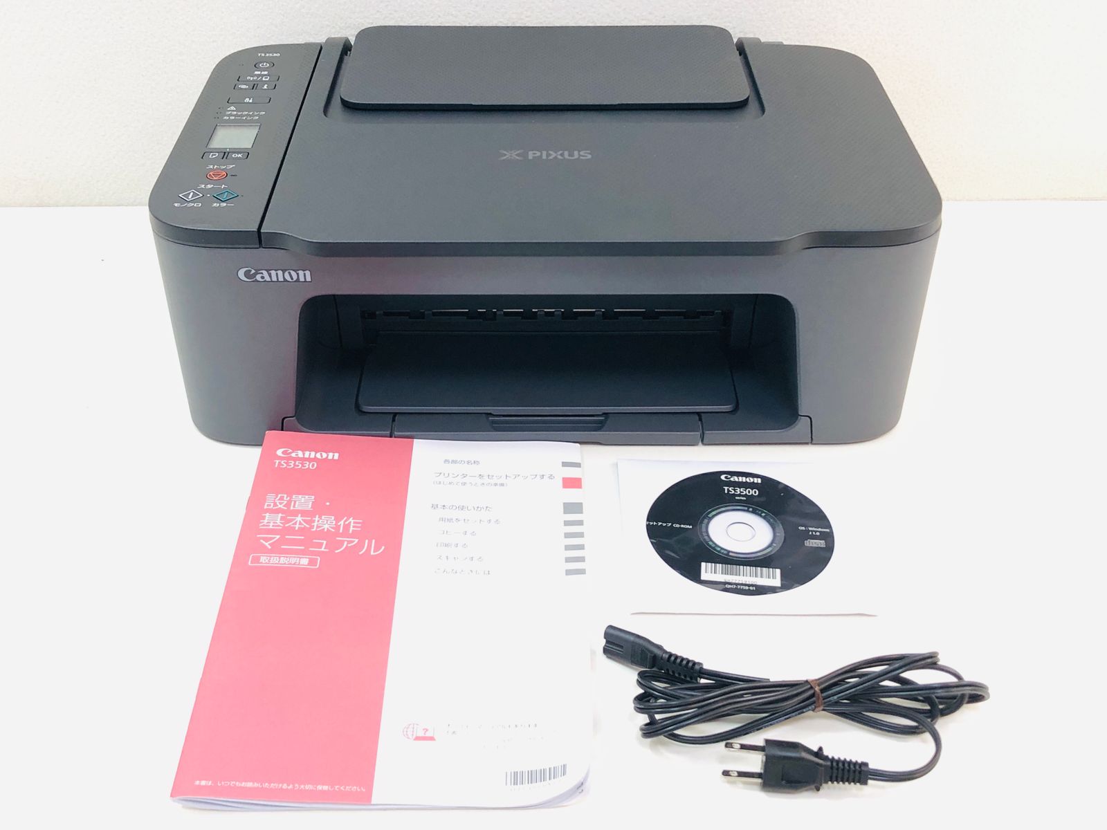 美品☆Canon プリンター A4インクジェット複合機 PIXUS TS3530