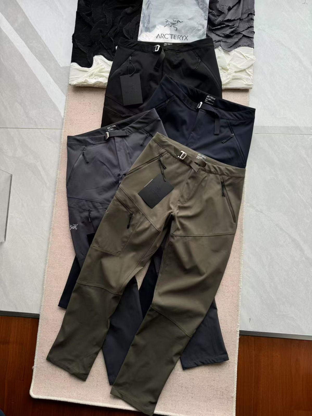 ARC'TERYX / アークテリクス GAMMAシリーズ 無地ソフトシェル ストレートカジュアルパンツ