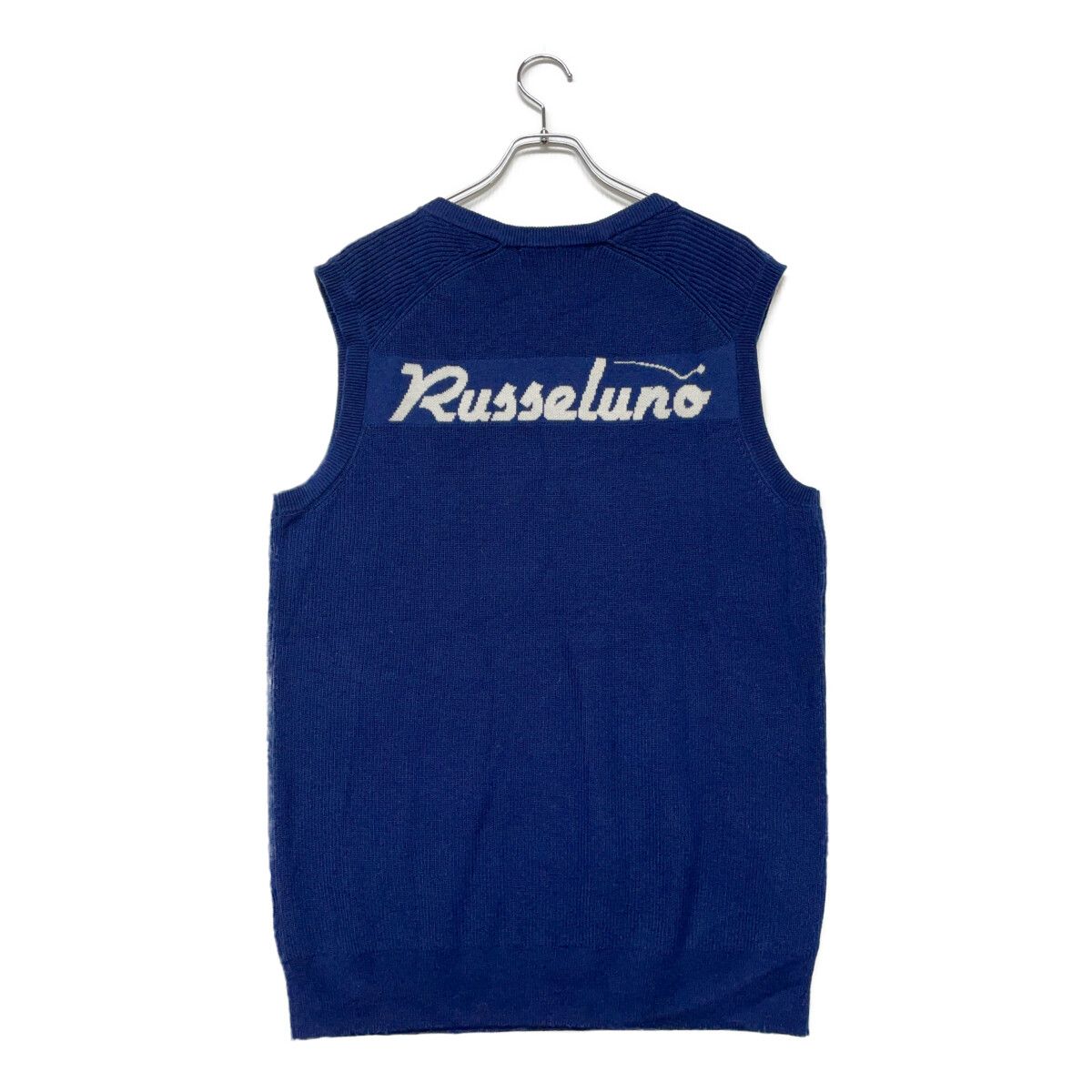 【新品未使用】サイズ6 メンズ ラッセルノ ベスト 1465 中古 メンズ ラッセルノ RUSSELUNO ベスト 6(LL) 紺 ネイビー