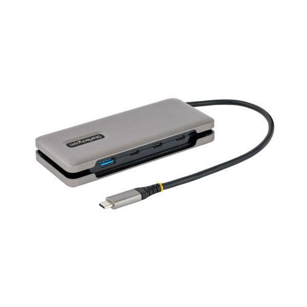 StarTech.com USB-Cハブ USB-A×1 USB-C×3 25cm スペースグレー HB31CM1A3CB1個