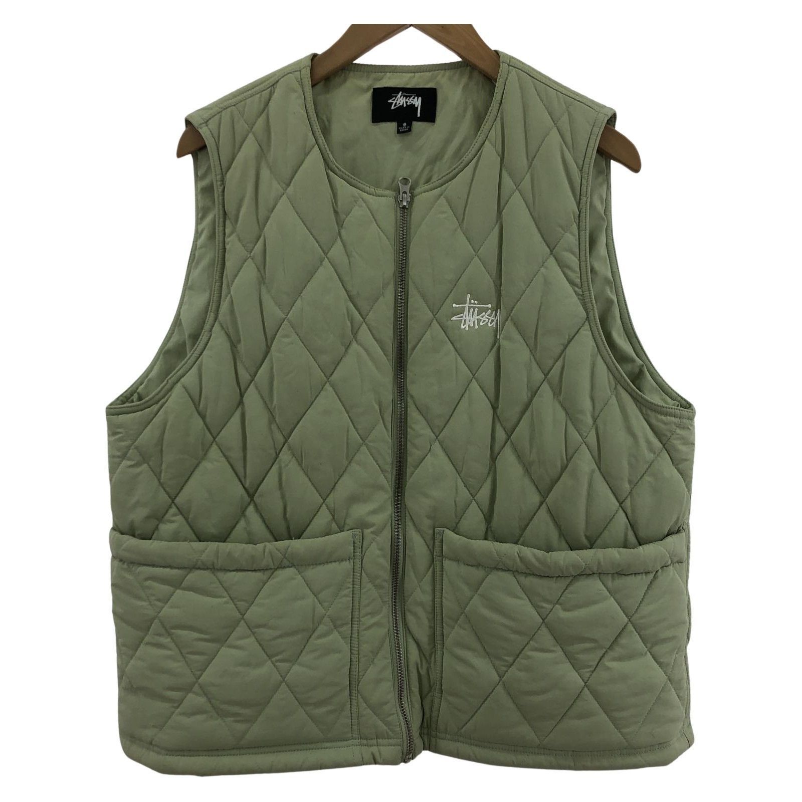 stussy キルティングベスト stussy キルティングベスト