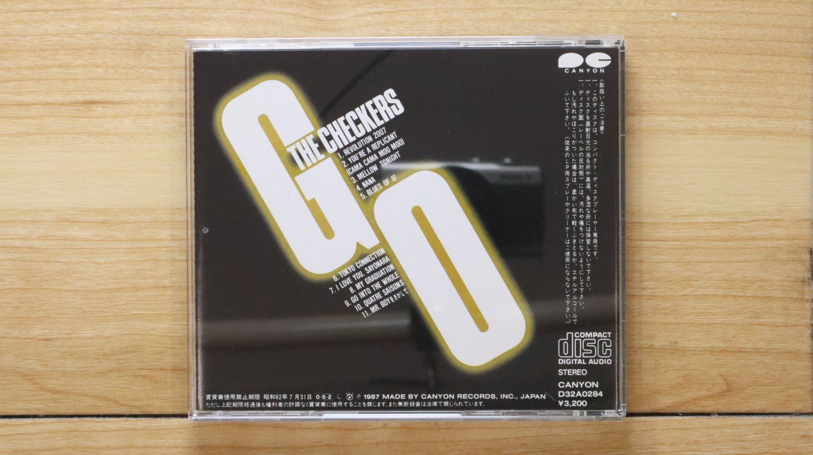 23k ★am GO ザ・チェッカーズ チェッカーズ THE CHECKERS / ザ・チェッカーズ 1992.12.16 3枚