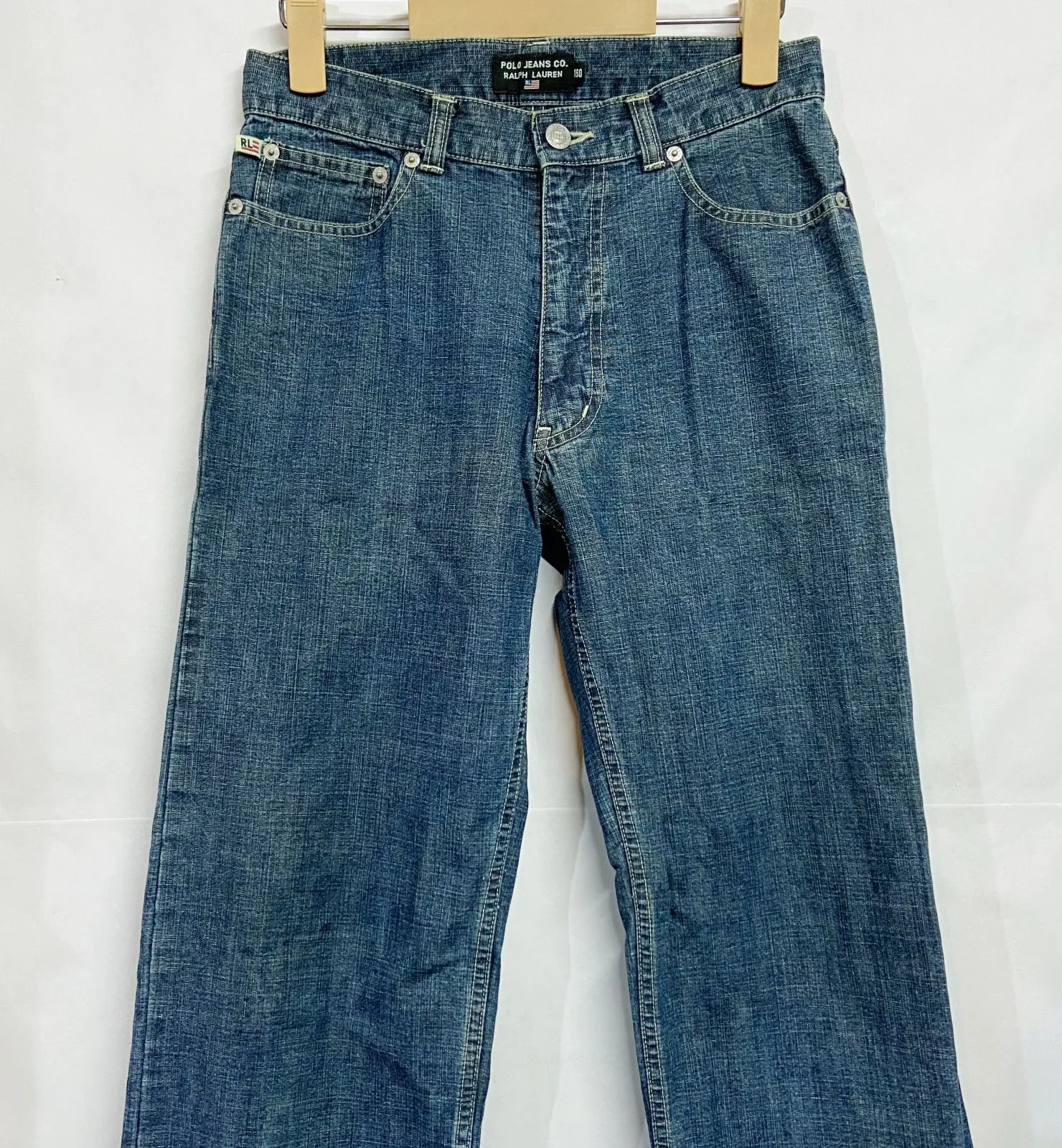 O*g様 90Ｓヴィンテージラルフ　バギーパンツ　メイドインUSA　アジャスター 25jl18zo1.jpg