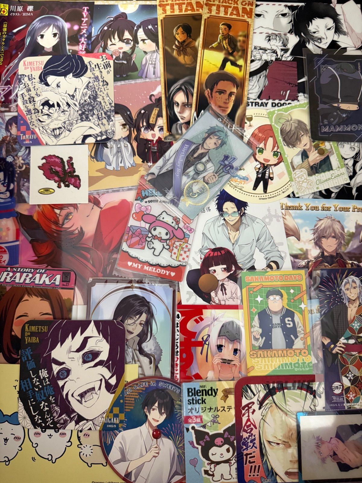 アニメ　キャラクター　ノンジャンル　紙類カード　大量　まとめ売り　350点以上！ 紙類 アニメ ゲーム まとめ売り 大量 コースター ポストカード