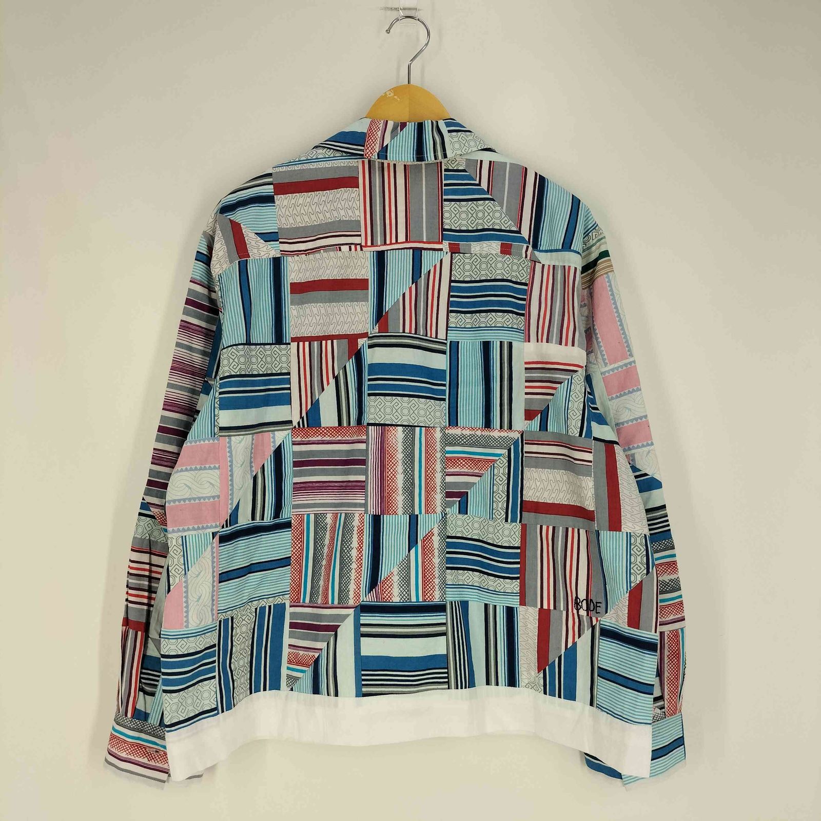 ボーディ BODE PATCHWORK OXFORD LS SHIRT パッチワーク シャツ メンズ
