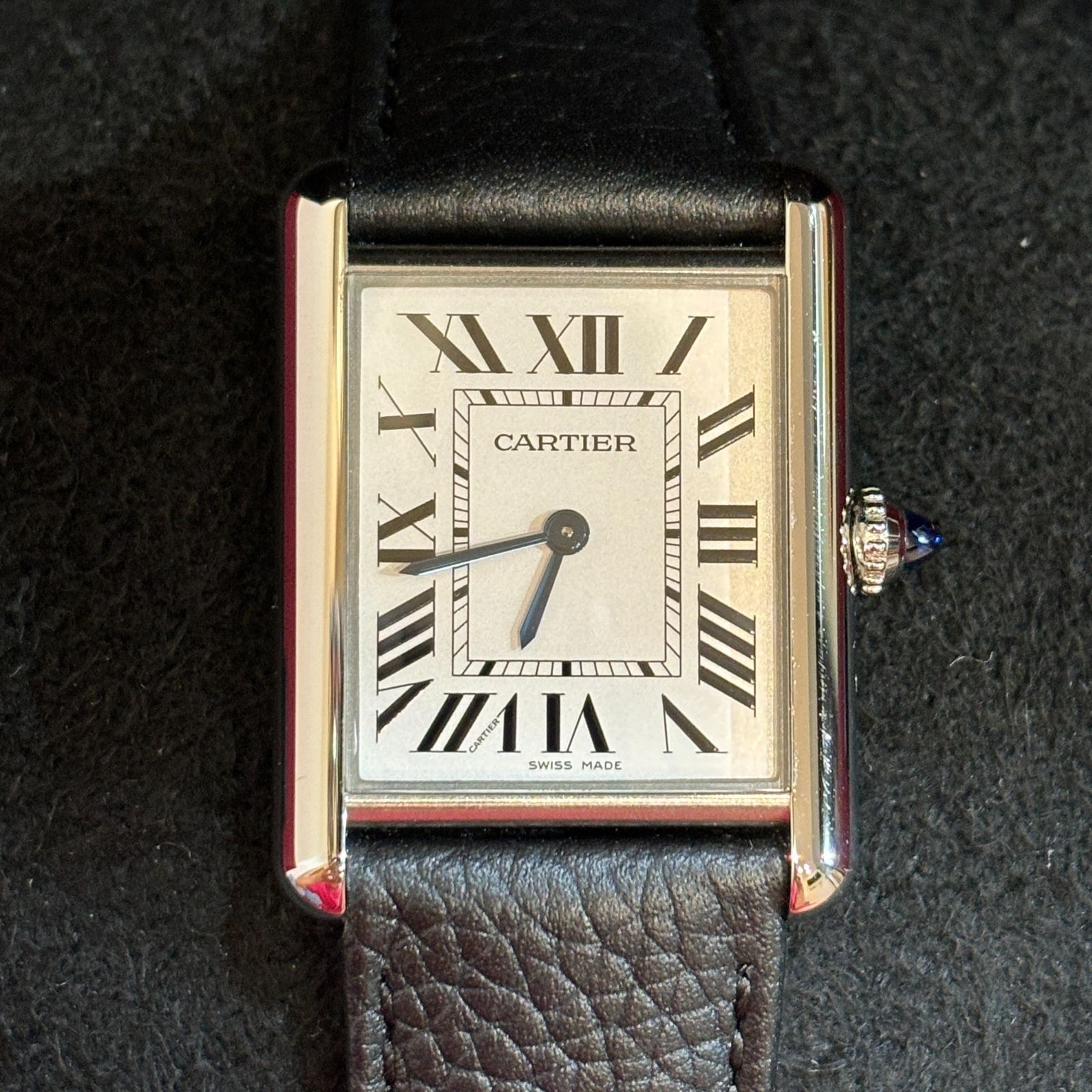 ΩNA1816 展示品 Cartier カルティエ タンク マストＬＭ クオーツ WSTA0041 箱 ギャランティ 付き