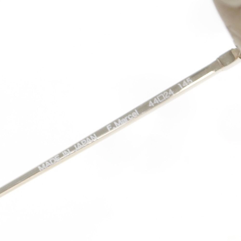 ユウイチ トヤマ YUICHI TOYAMA U-119 F.Marcel チタン メガネ クリアグレーxシルバー サイズ44 24 145 メンズ