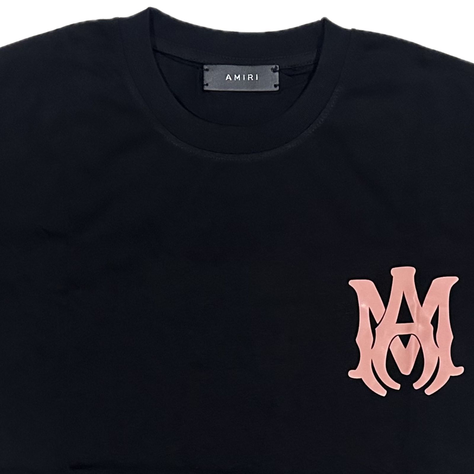 AMIRI アミリ MA ロゴプリント 半袖 Tシャツ ブラック/ピンク - メルカリ
