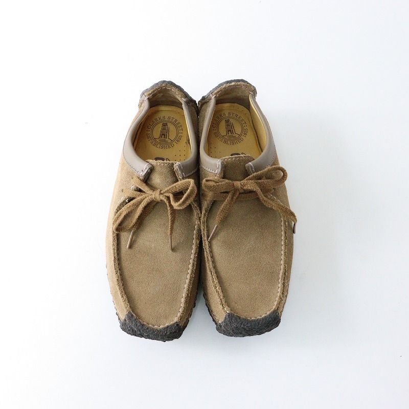 CLARKS クラークス Natalie ナタリー ベージュ スエード クラークス