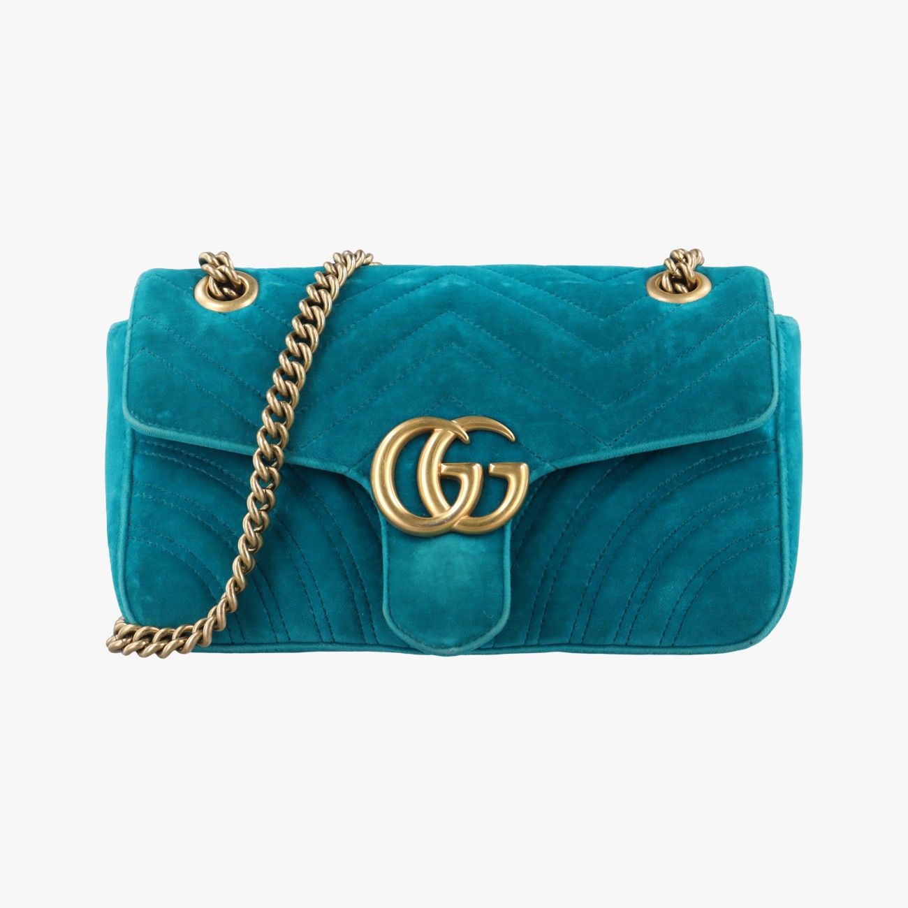 グッチGucciGGマーモントグリーンベロア443497I023704881
