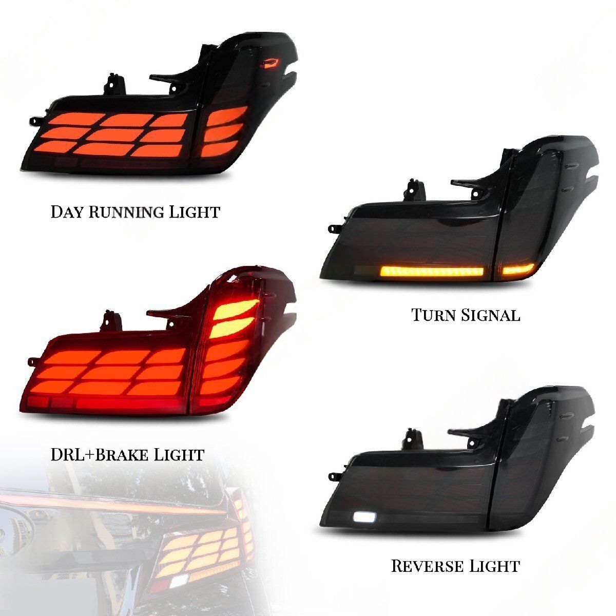 トヨタ ヴェルファイア アルファード AH30 Alphard 2015～ 式用 テールランプアセンブリ HCMOTIONZ