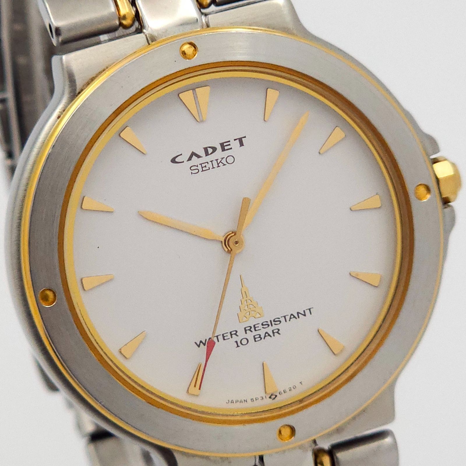 良品 SEIKO セイコー CADET 5P31-6C50 QZ 動作品 コンビ