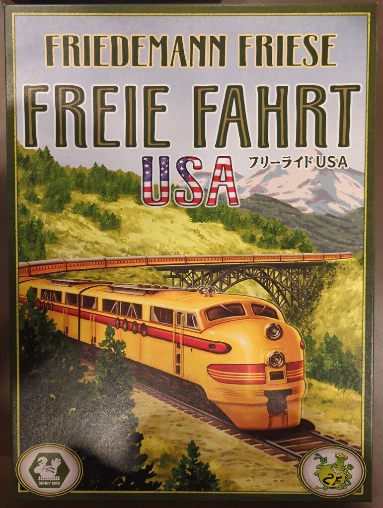SUNNY BIRD ボードゲーム FRIEDEMANN FRIESE フリーライドUSA FREIE FAHRT USA 日本語版