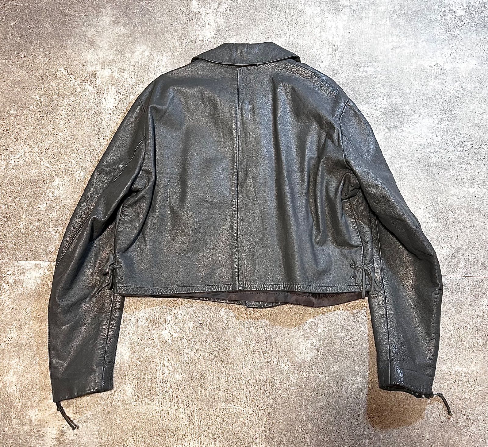 70s German Military ドイツ軍 Submarine Jacket レザー サブマリン 