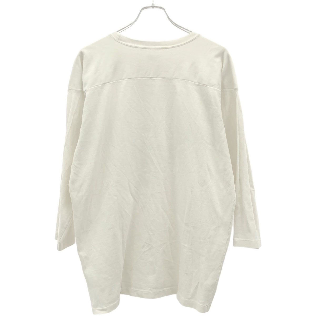 CIOTA シオタ スビンコットン12/-天竺フットボール七分袖Tシャツ