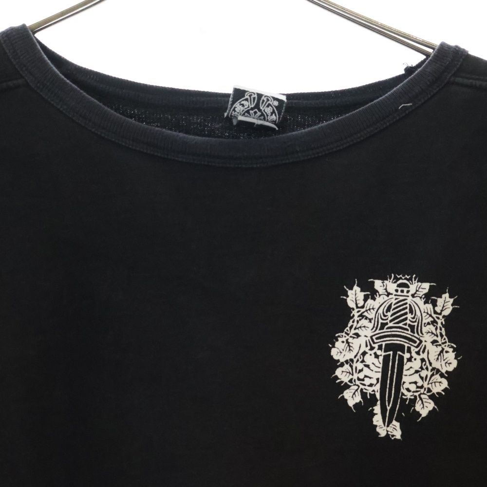 ヴィンテージCHROME HEARTS 黒 トレーナー CHROME HEARTS (クロムハーツ) OLD SWTSHR オールドモデル