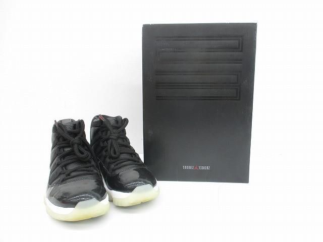 ナイキ NIKE エアジョーダン11 シューズ スニーカー 378037-002 26cm ブラック 黒 メンズ