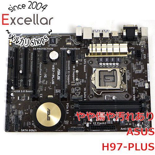 [bn:2] ASUS製　ATXマザーボード　H97-PLUS　LGA1150