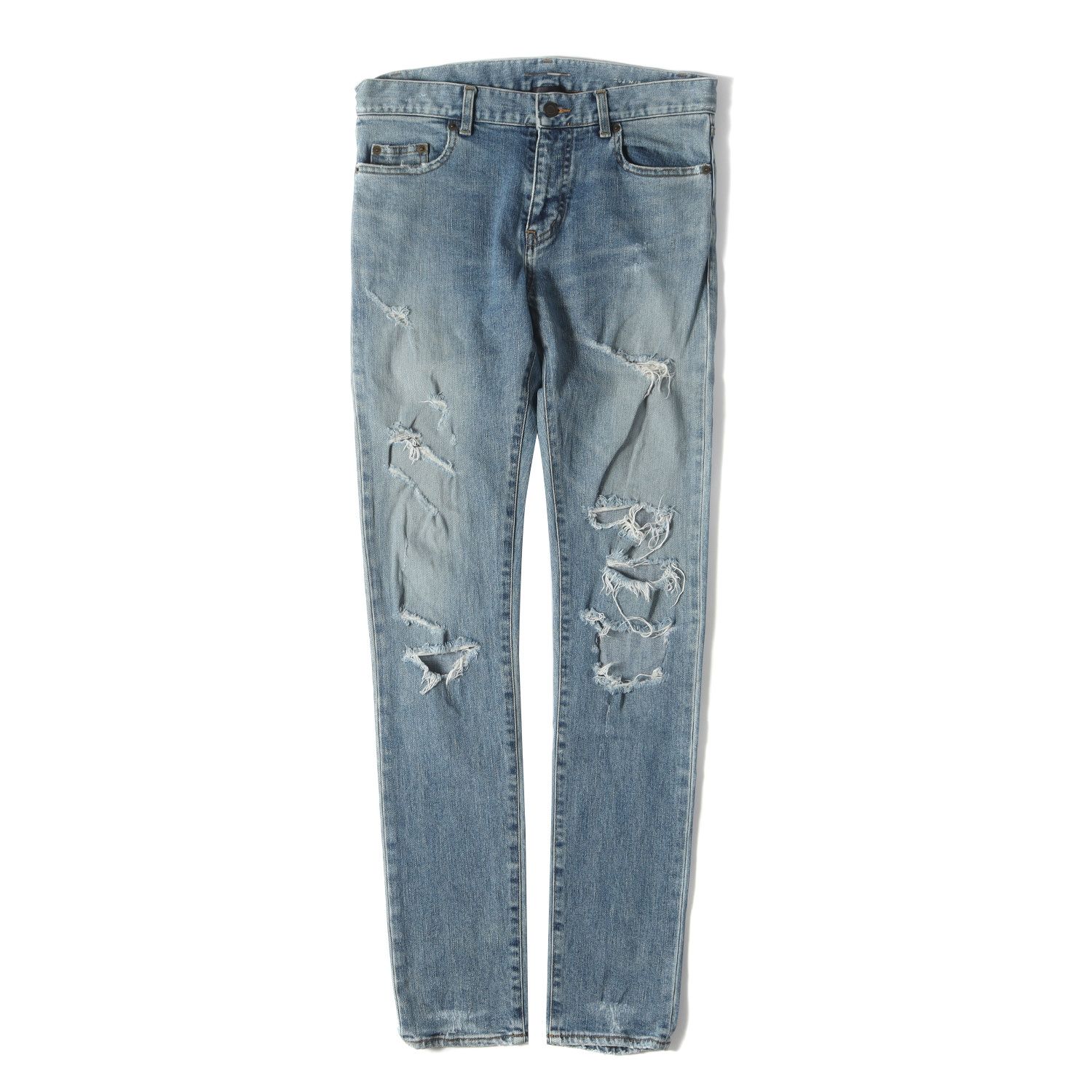 エディ期　サンローラン　デストロイ　スキニーデニム Saint Laurent SAINT LAURENT サンローラン 357814 Y879F エディ期 Destroyed