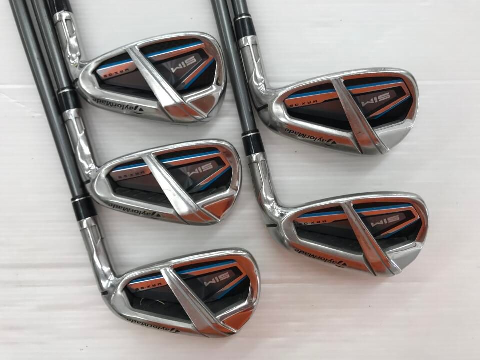 TaylorMade - テーラーメイド SIM MAX アイアンセット+AW/TENSEI BLUE SIM MAX | S | TENSEI BLUE TM60 | 中古 | アイアンセット
