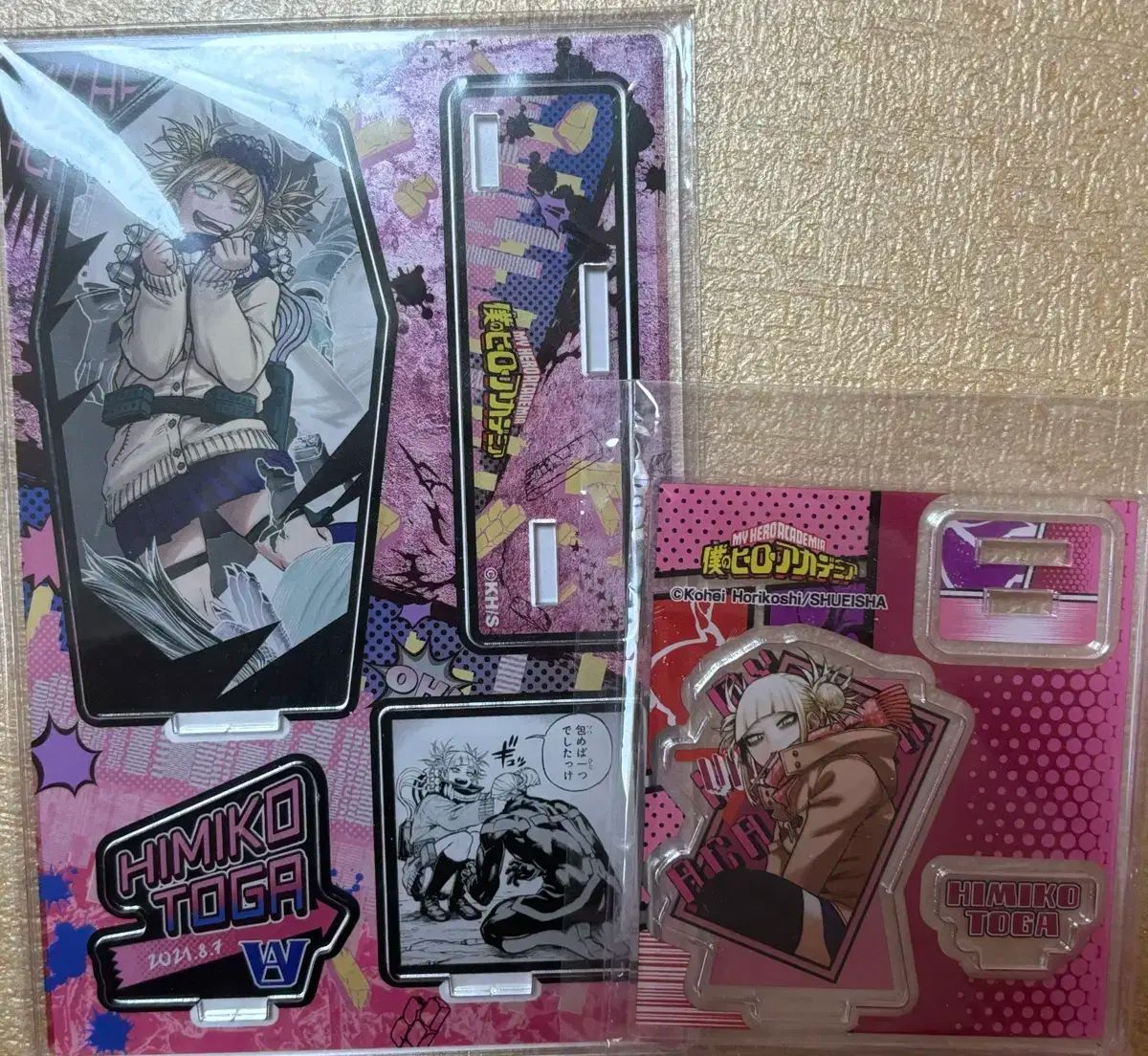 【雷市場（ポンジャン）商品韓国直送】 まとめ売り 僕のヒーローアカデミア(ヒロアカ) 丘 渡我 被身子 21 ジオラマ 原画 アクリル