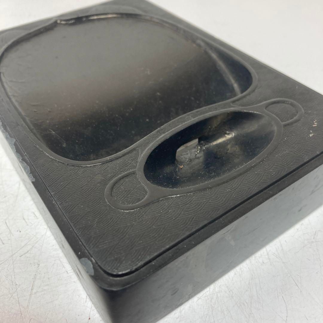  上彫 雨畑 硯石 タエチ 東さ5 1016 色紙 書