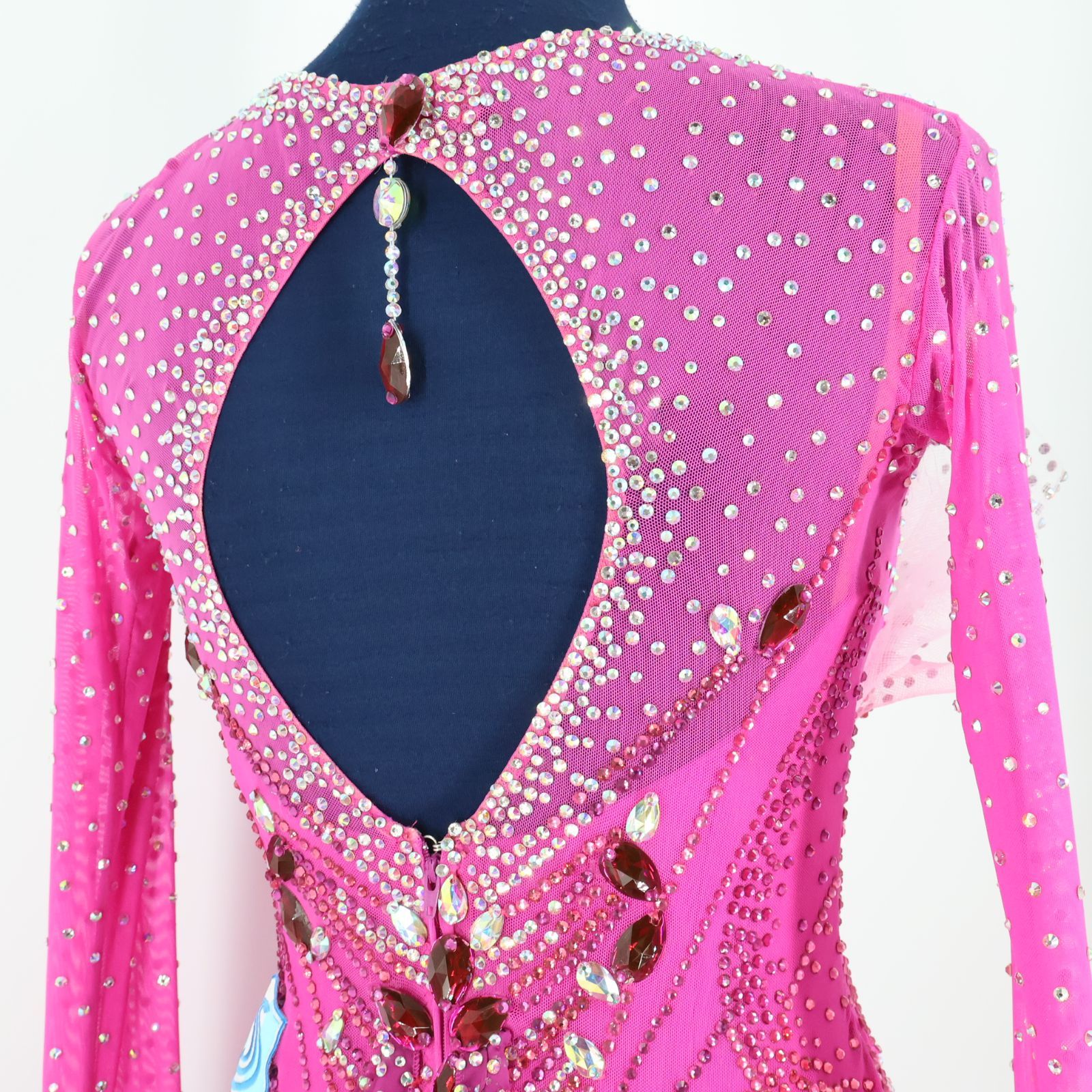 美品 社交ダンス衣装】ピンク TAKADANCE タカダンス ワンピース ドレス