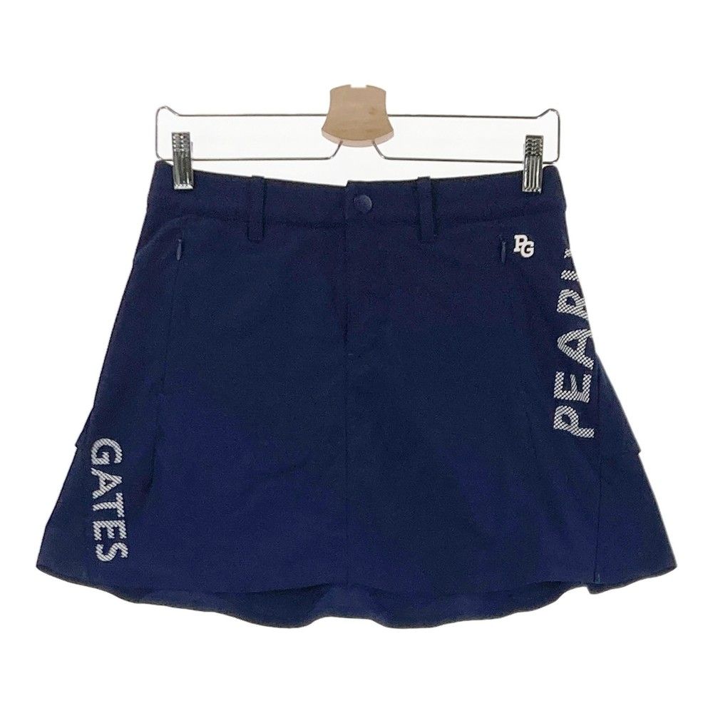 サイズ：1 PEARLY GATES パーリーゲイツ 2023年モデル フリルスカート  ネイビー系 [240101380976]# ゴルフウェア レディース ストスト