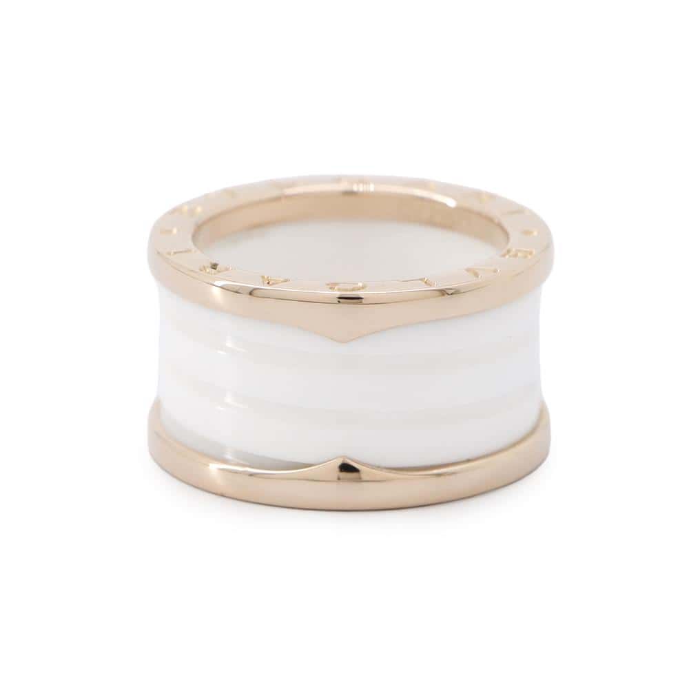 ブルガリ リング ビーゼロワン B-zero1 4バンド K18PGピンクゴールド