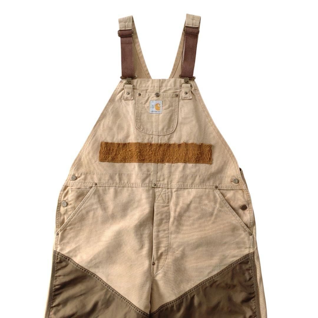 □古着 USA製 Carhartt カーハート オーバーオール ダック地