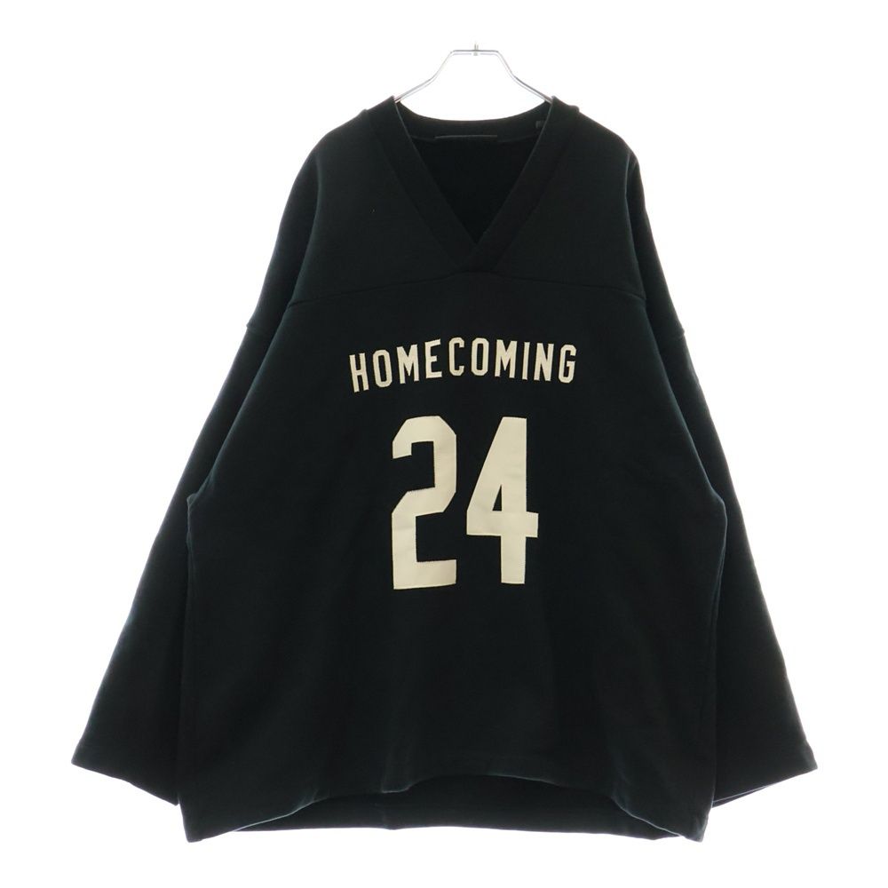 FEAR OF GOD ESSENTIALS フィアオブゴッド エッセンシャルズ HOMECOMING SWEATSHIRTS ホームカミングロゴスウェットトレーナー ブラック