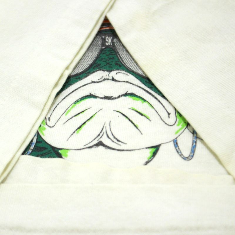 90s USA製 vintage Hanes 魚 アニマル 半袖Tシャツ メンズ 表記