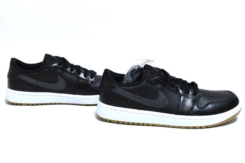 Air Jordan 1 Low G ゴルフシューズ DD9315 005 JORDAN BRAND AIR JORDAN 1 LOW G BLACK/ANTHRACITE-GUM MED