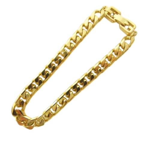 【美品】　ジバンシー　チェーン　ブレスレット　ゴールド　アクセサリー　465 ジバンシィ GIVENCHY 美品 ブレスレット チェーン 喜平