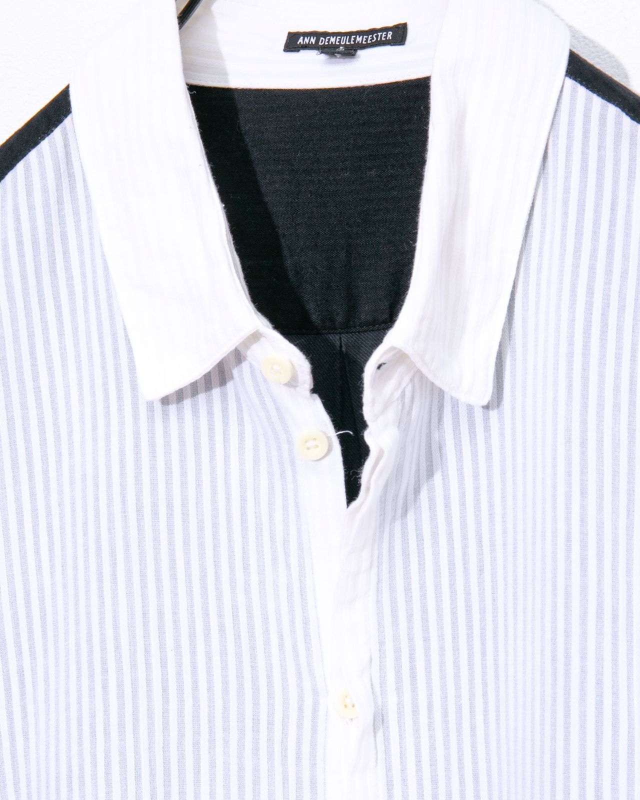 Ann Demeulemeester アン ドゥムルメステール 切替シャツ - メルカリ