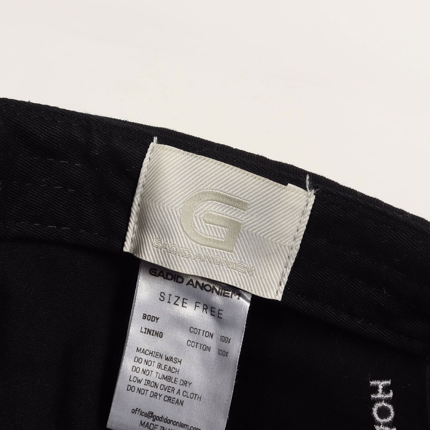 美品　gadidanoniem キャップ 美品】GADID ANONIEM ガディッド アノニム キャップ
