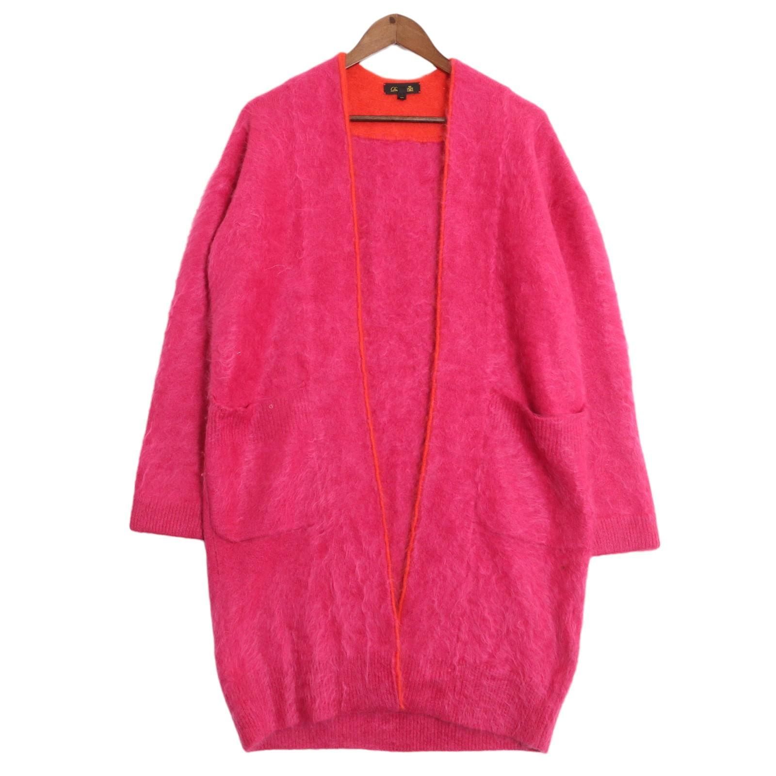 ドゥロワーカシミヤニットロングカーディガン