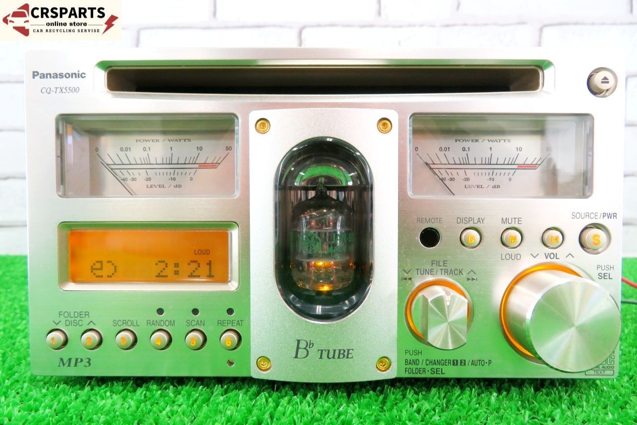 Panasonic CQ-TX5500 真空管 CDプレーヤー 当時物Panasonic CQ-TX5500