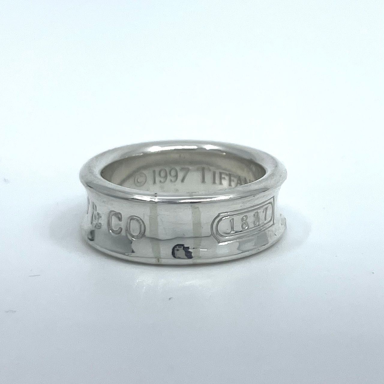 美品 ティファニー 1837 リング　9号 美品 TIFFANY & Co. ティファニー 1837 ミディアムリング 9号
