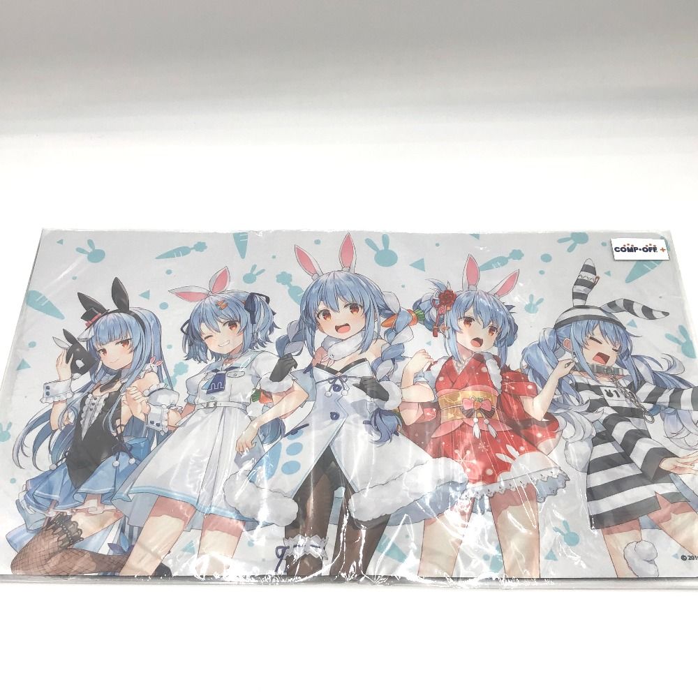 兎田ぺこら ラバーマット 「バーチャルYouTuber ホロライブ 兎田ぺこら 活動4周年記念」 キャラクターグッズ 未開封品