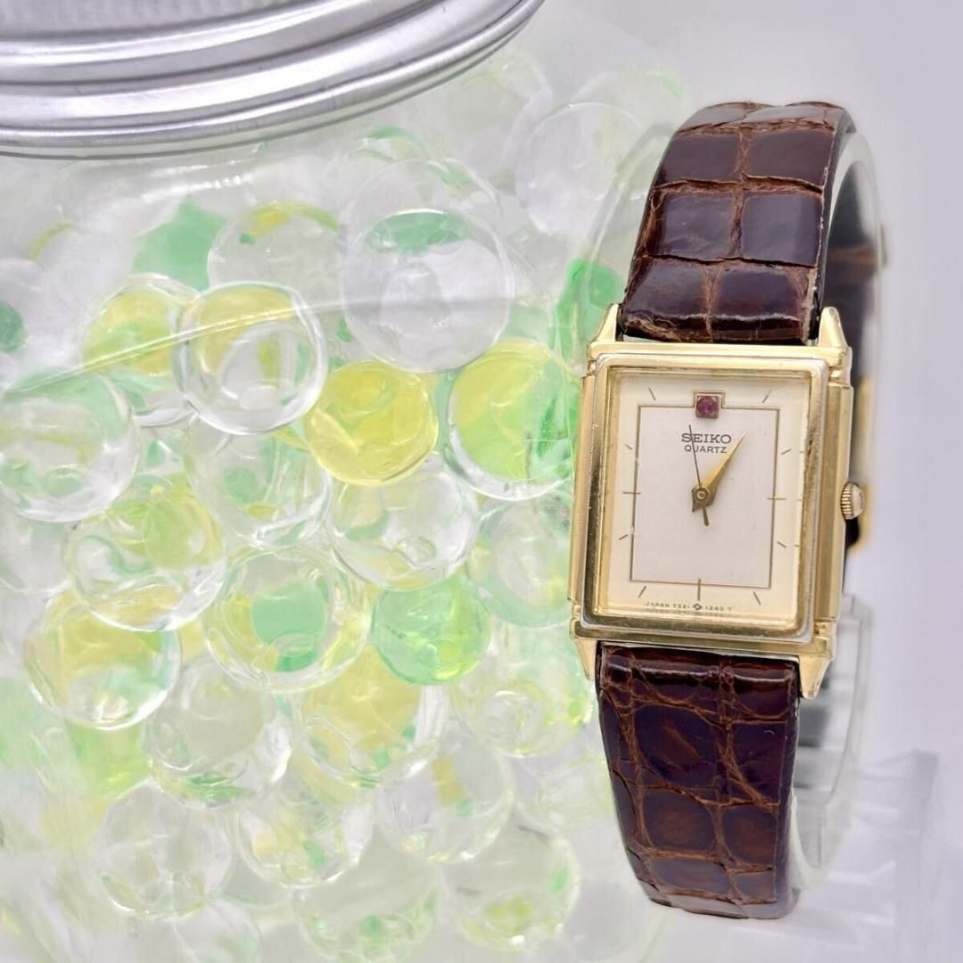 新品電池】 SEIKO セイコー カラーストーン レディース 腕時計