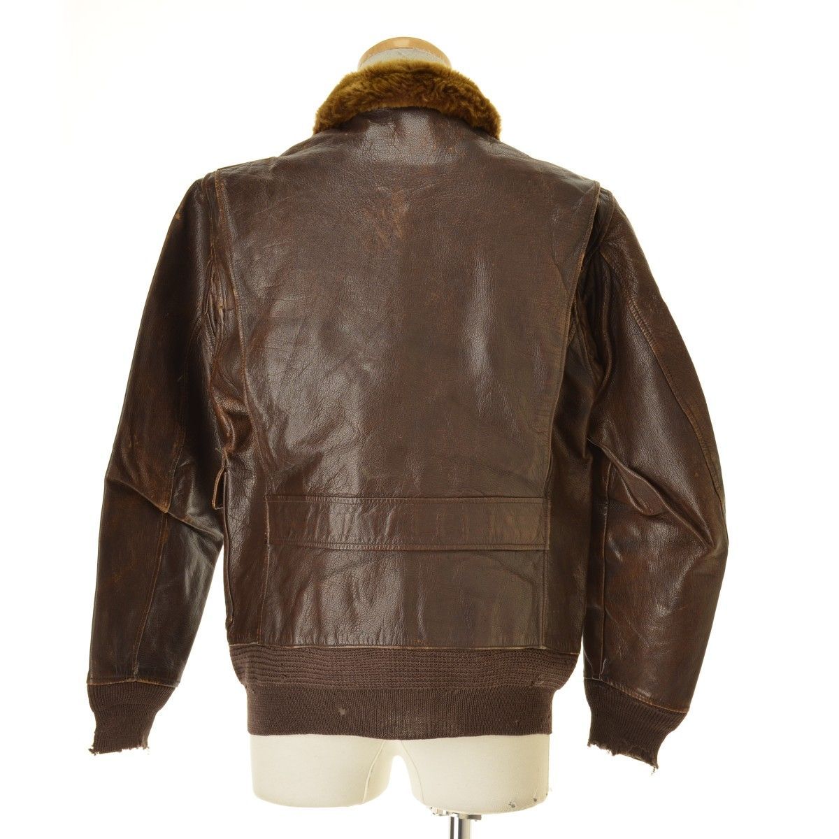 貴重40s　M422A　レザー　フライトジャケット　ムートン　実物　FRIED社 貴重40s M422A レザー フライトジャケット ムートン 実物 FRIED社