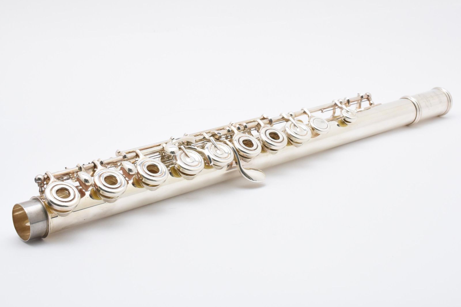 YAMAHA YFL 597 Finesse フルート リングキー オープンホール インライン 銀製頭部管
