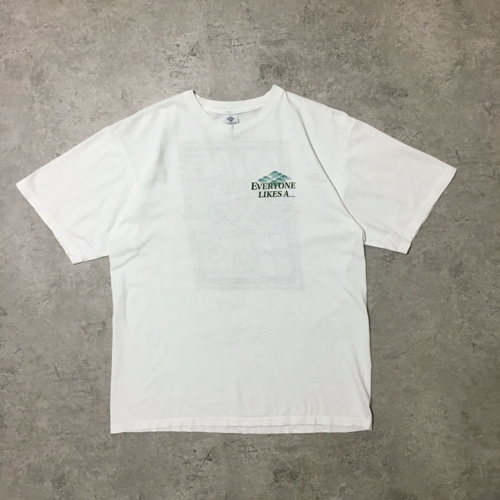 90s USA製 Columbia Nice Bass Back Printed T-shirt コロンビア ブラックバス バックプリントTシャツ