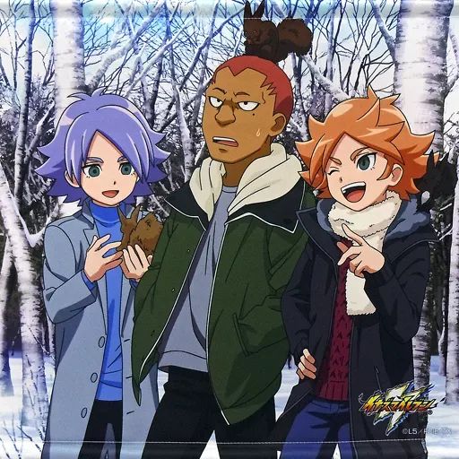 中古】タペストリー 7.吹雪士郎＆吹雪アツヤ＆染岡竜吾 正方形