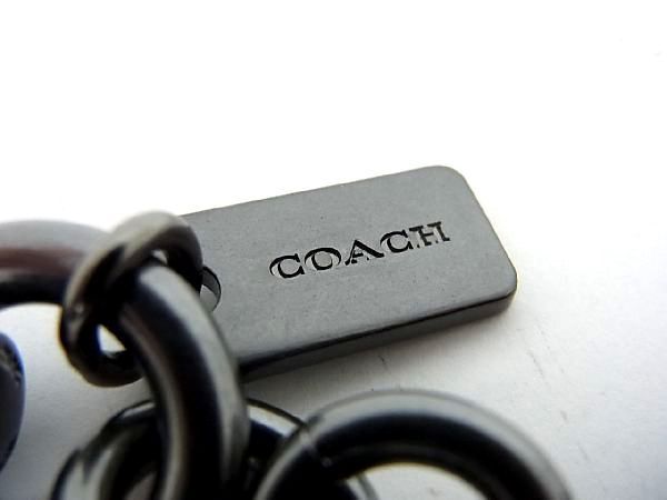 □新品同様□ COACH コーチ レザー フラワー キーホルダー