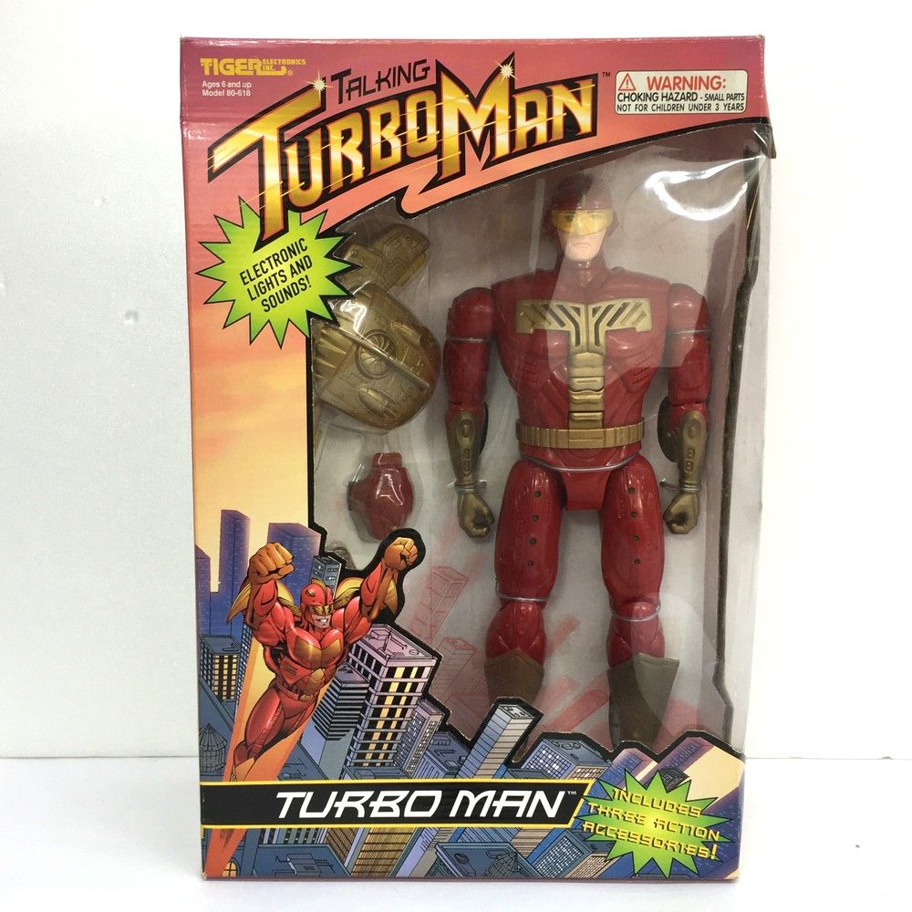 ☆未開封品 タイガーエレクトロニクス 80-618 TURBO MAN ターボマン