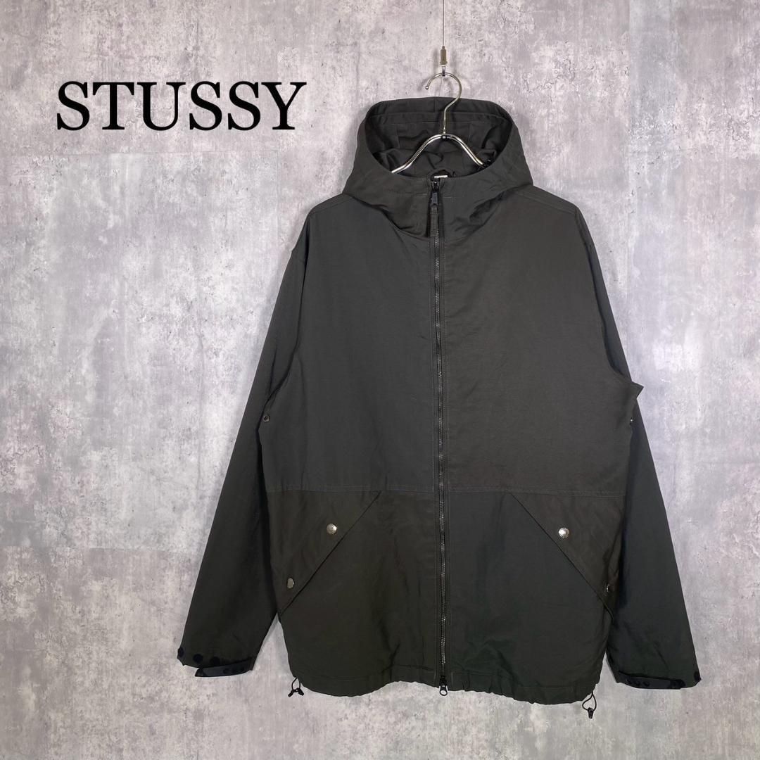 STUSSY ステューシー L ダブルジップ マウンテンパーカー