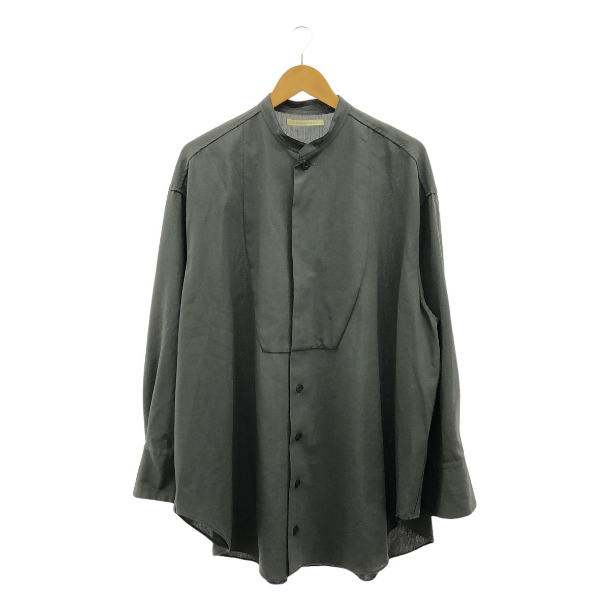 みんなが待ってた！＼再入荷待ち／人気ランキング HARUNOBUMURATA / ハルノブムラタ | ウール スタンドカラー シャツ+ブラウス(長袖+七分)