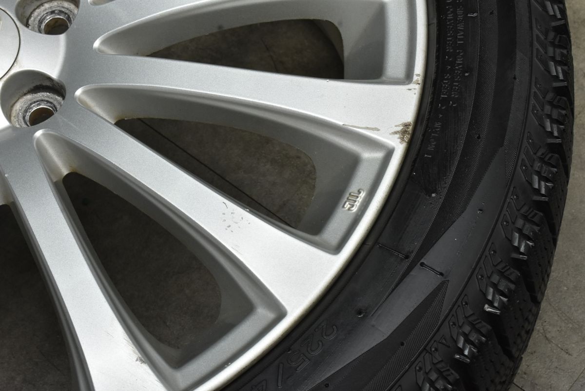 バリ溝】スバル BR BM レガシィ ツーリング 純正 18in 7.5J +55 PCD100
